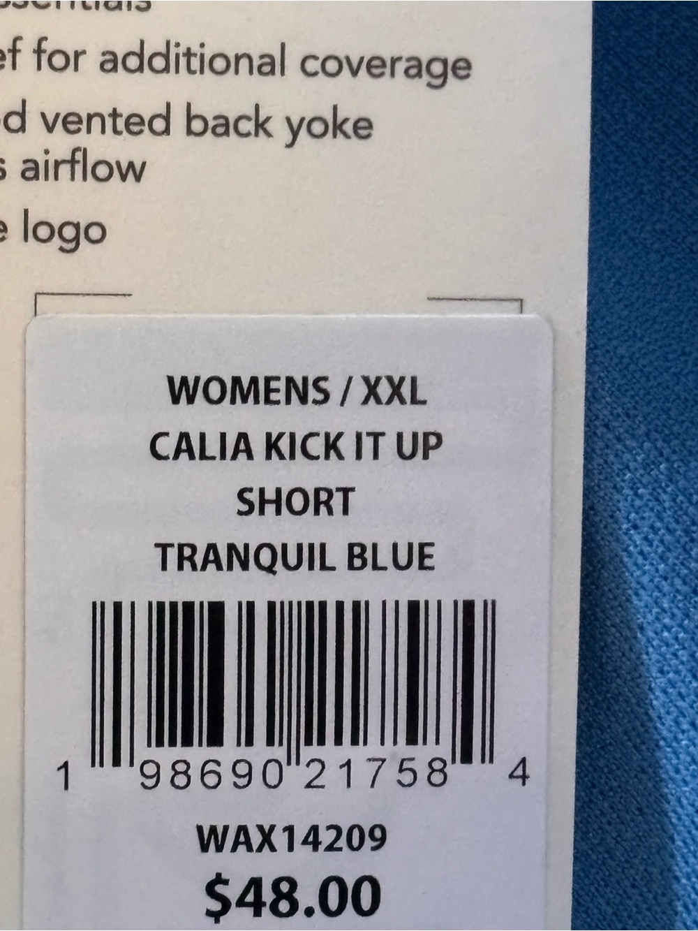 Calia Powermove 1/2 Zip Top and Kick It Up Short Set. Sz XXL. NWT - Picture 16 of 16